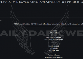 Threat Actor Offers Access to 3000 Fortinet FortiGate SSL-VPN Gateways for Sale
