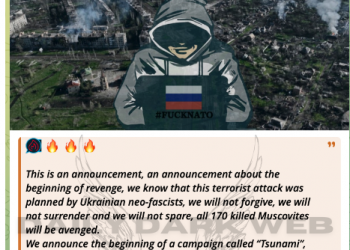 Unknowns Group Initiates ‘Tsunami’ Cyber Campaign Against Ukraine, Claims It Is Retaliation for Moscow Attack