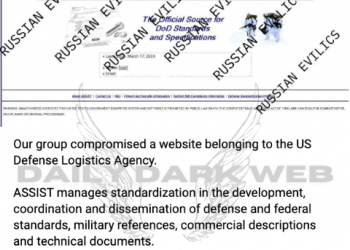 Russian Evilics Group Allegedly Breaches US Defense Logistics Agency Website