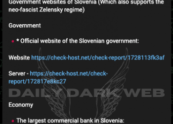 Slovenia Targeted by Cyber Attacks Amidst Growing Tensions Over Support for Ukraine
