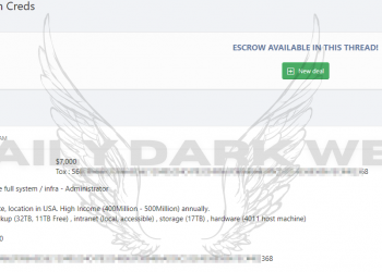 Threat Actor Offers Unauthorized RDP Access to Multimillion-Dollar American Law Firm