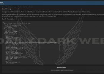 Alleged Database Leak: Over 2.9 Million Scrapped HuntStand User Records Reportedly Compromised