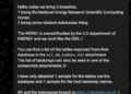 SixtySixSlavs ️Group Allegedly Hacked NERSC, Selling Sensitive Data