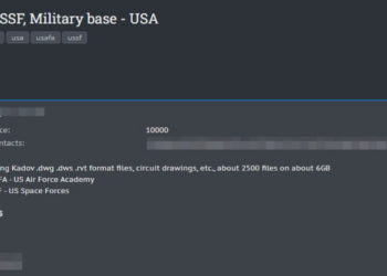 Breach Alert: Alleged Sale of AutoCAD Files from USAFA and USSF Military Bases