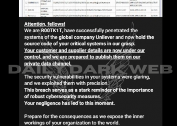 R00TK1T Allegedly Hacked Unilever PLC, Compromising Sensitive Data