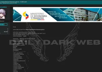Threat Actor Claims to Have Leaked User Database of Ministerio de Economía y Finanzas del Ecuadors