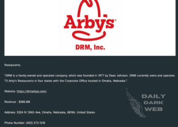 Cactus Ransomware Strikes DRM Arby’s: Data Breach Exposes Sensitive Information