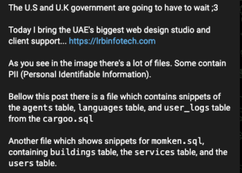 66SLAVS Group Allegedly Breaches UAE’s Largest Web Design Studio, LRB Info Tech