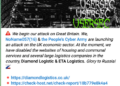 UserSec, NoName057(16), and Cyber Army of Russia Target UK’s Economic Sector