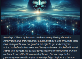 Anonymous Collective Launches #OpImmigration Against Japanese Government for Discriminatory Immigration Policies