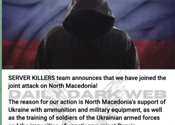 Server Killers Has Announced That They Have Joined the Joint Attack on North Macedonia