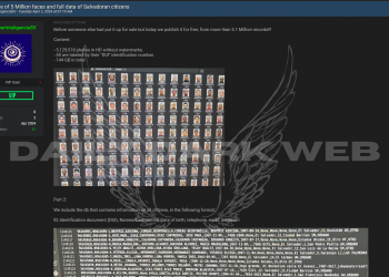 Threat Actor Claims to Have Leaked Database Containing Personal Information of 5 Million Salvadoran Citizens