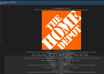 IntelBroker Allegedly Breaches The Home Depot’s Database, Exposing Employee Information