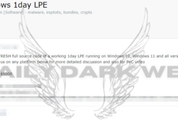 Threat Actor Offers NEW Windows 1-Day LPE Exploit for Sale at $5000