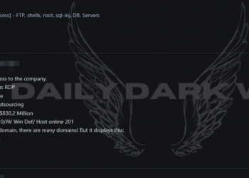 Threat Actor Offers Unauthorized RDP Access of $830 Million French Outsourcing Service Company