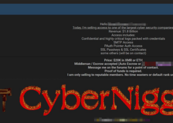 IntelBroker Allegedly Offers Unauthorized PAuth-SMTP Access to One of The World’s Largest Cybersecurity Companies