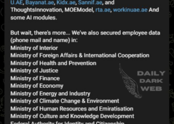 Data Breach of UAE Government: Massive Security Breach Exposes Sensitive Information