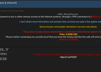 Threat Actor Claims to Sell Unauthorized VPN Access to a European Country’s Ministry of Rural Development and Food