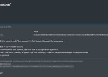 Source Code Sale, A threat Actor Offers INC Ransom Source Code for Sale at $300,000