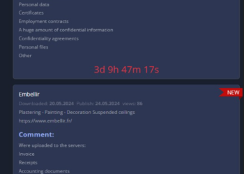 The 8Base Ransomware Group Has Announced Three New Victims: LEMKEN, Embellir, and Crooker