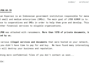 RansomHub Ransomware Group Targeted LPDB KUMKM, Compromising Private Documents