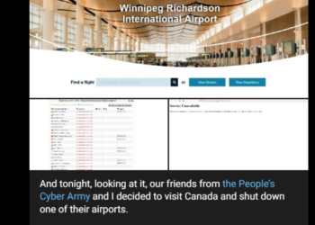 HackNeT and People’s Cyber ​​Army Allegedly Launch DDoS Attacks on Canadian Airport Systems