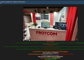 DuckyMummy Allegedly Breaches FrotCom, Offers Company Data for Sale