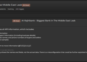 Threat Actor Claims to Have Breached Al-Rajhi Bank, Sensitive Data at Risk