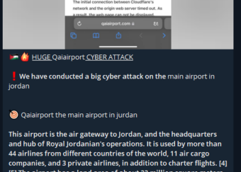Anonymous Arabia Allegedly Targets Queen Alia International Airport in DDoS Attack