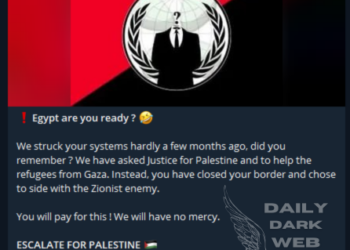 Anonymous Collective Targets Egypt Over Gaza Crisis, Launches DDoS Attacks on Key Websites