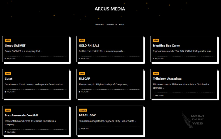 New Ransomware Group “Arcus” Attacks: Targeted South American Companies