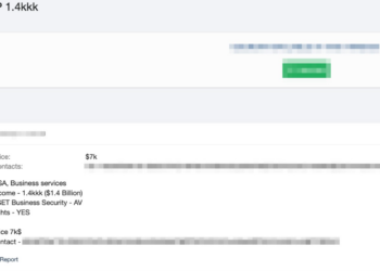 Threat Actor Allegedly Offers Unauthorized RDP Access to an American Business Services Company