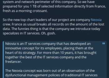 Snatch Ransomware Group: Data Breach Exposes French Neovia Company