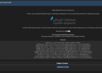 Threat Actor Claims to Have Leaked Riyadh Airport Employee Database