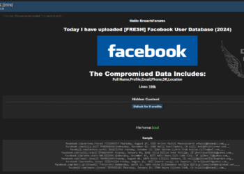 Threat Actor Claims to Have Leaked Facebook User Database (2024)