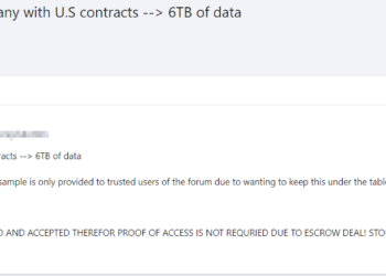 Threat Actor Claims to Sell Access to European Biomedical Company with U.S. Contracts, Offering 6TB of Data
