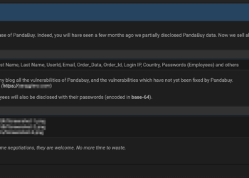 Threat Actor Claims to Sell Pandabuy Database with 17 Million User Records