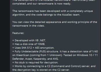 A New Ransomware with Subscription Model is Published on Telegram