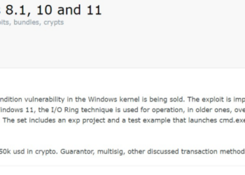 Threat Actor Claims to Sell Zero-Day LPE Exploit for Windows 8.1, 10, and 11