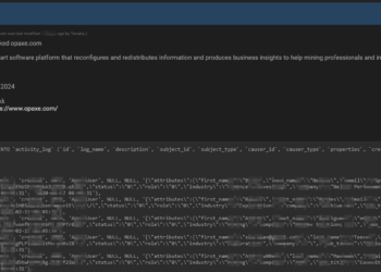 Threat Actor Claims to Leak Database of Opaxe, Impacting 16,000 Users and 5.5 Million Records