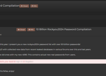 New RockYou2024 Password List Allegedly Leaked with Nearly 10 Billion Passwords