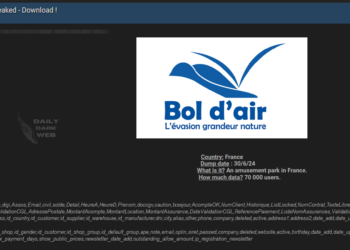 Bol d’air France Database is Allegedly Leaked