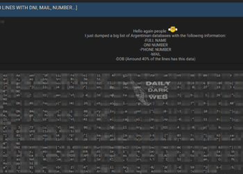 Argentina Citizen Data Allegedly Leaked