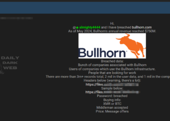 Bullhorn Database was Allegedly Breached