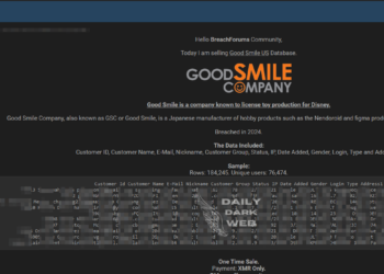 Good Smile Company was Allegedly Breached