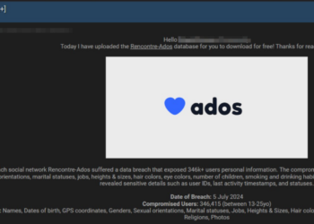 Threat Actor Claims to Have Leaked Database of Rencontre-Ados