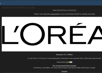 Threat Actor Claims to Have Leaked Data of L’Oréal, Including 5,110 Employees Data