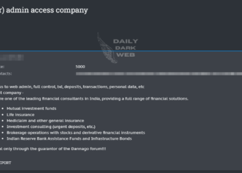 Alleged Access Sale for an Indian Investment Company