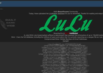 LuluMarket Database is Allegedly Compromised