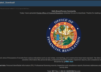 Threat Actor Claims to Leak 8.6 Million Records from Florida Office of Financial Regulation